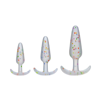 DOC JOHNSON - MOOD PRIDE ANAL PLUG TRAINING SET 3-PIECE