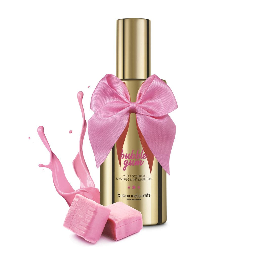 BIJOUX INDISCRETS - BUBBLEGUM 2 IN 1 SCENTED MASSAGE & INTIMATE GEL