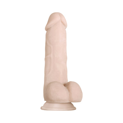 EVOLVED - REAL SUPPLE GIRTHY POSEABLE 8.5 IN. REALISTIC DILDO WITH BALLS