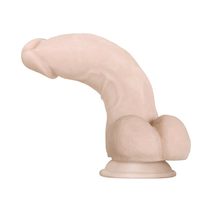 EVOLVED - REAL SUPPLE GIRTHY POSEABLE 8.5 IN. REALISTIC DILDO WITH BALLS