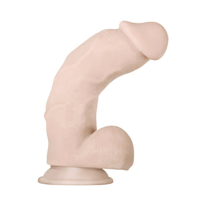 EVOLVED - REAL SUPPLE GIRTHY POSEABLE 8.5 IN. REALISTIC DILDO WITH BALLS