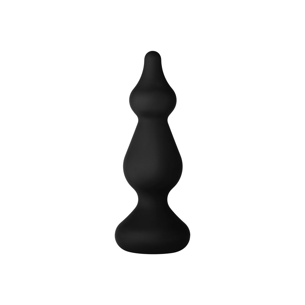 FORTO F-30 POINTER SILICONE ANAL PLUG SMALL BLACK