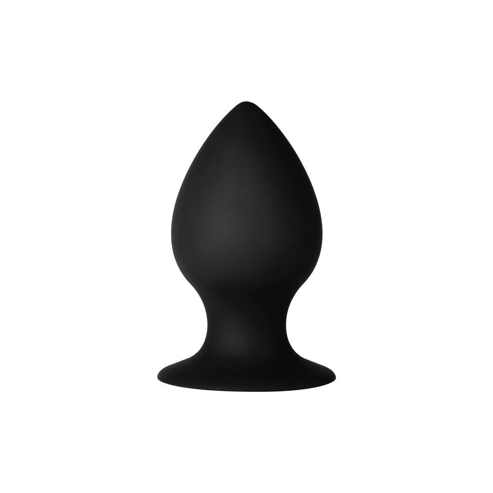 FORTO F-98 CONE SILICONE ANAL PLUG SMALL BLACK
