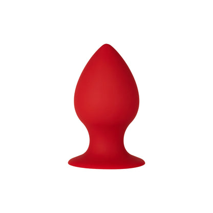 FORTO F-98 CONE SILICONE ANAL PLUG SMALL RED