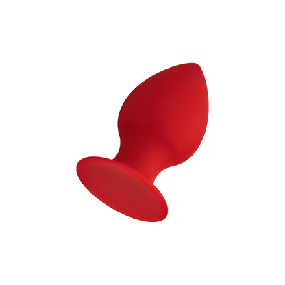 FORTO - F-98 CONE SILICONE ANAL PLUG SMALL RED