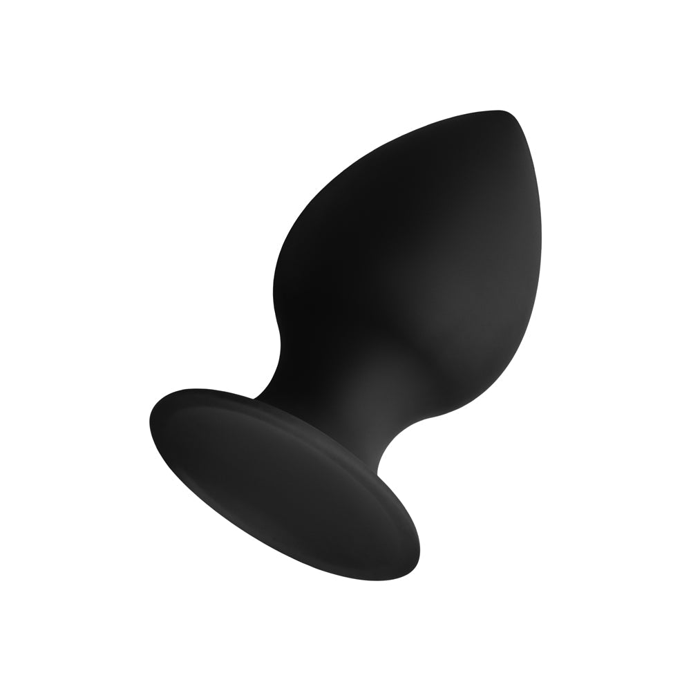 FORTO F-98 CONE SILICONE ANAL PLUG MEDIUM BLACK