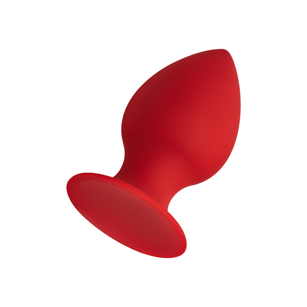 FORTO F-98 CONE SILICONE ANAL PLUG MEDIUM RED