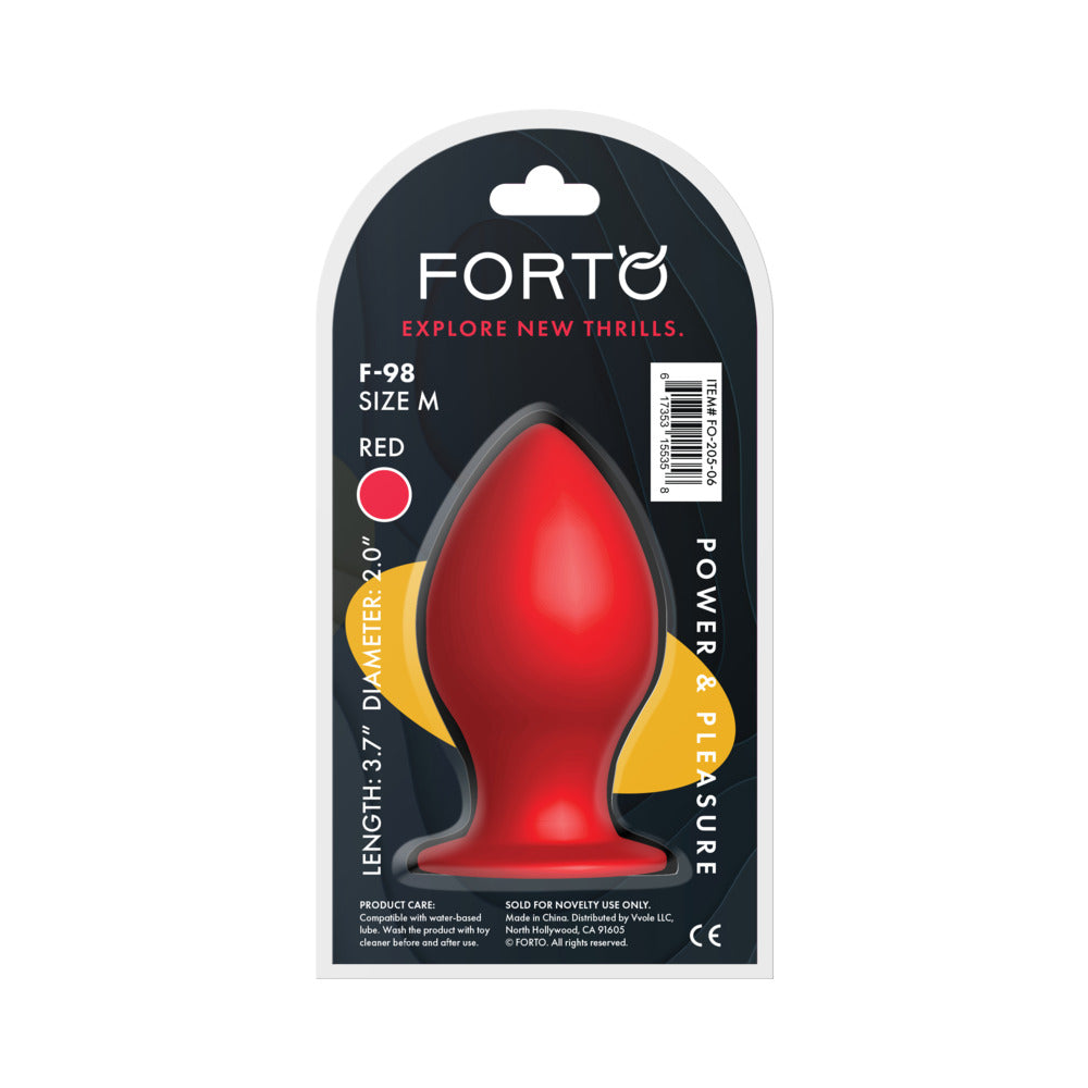 FORTO - F 98 CONE SILICONE ANAL PLUG MEDIUM