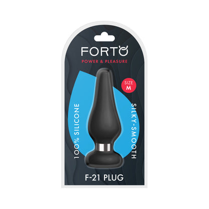 FORTO - F 21 TEAR DROP SILICONE ANAL PLUG MEDIUM