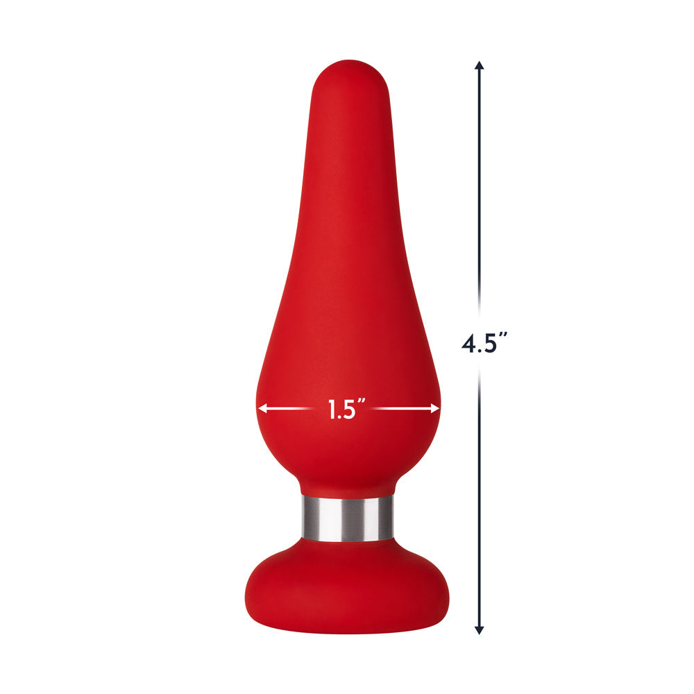 FORTO - F 21 TEAR DROP SILICONE ANAL PLUG MEDIUM