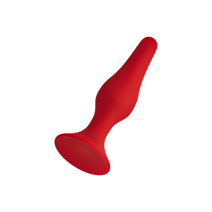 FORTO - F-11 TAPÓN ANAL DE SILICONA LUNGO MEDIANO ROJO