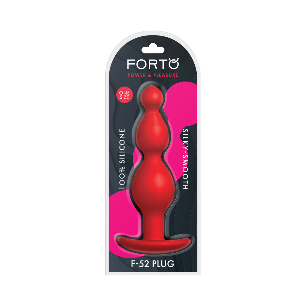 FORTO - F 52 CONE BEADS SILICONE ANAL PLUG