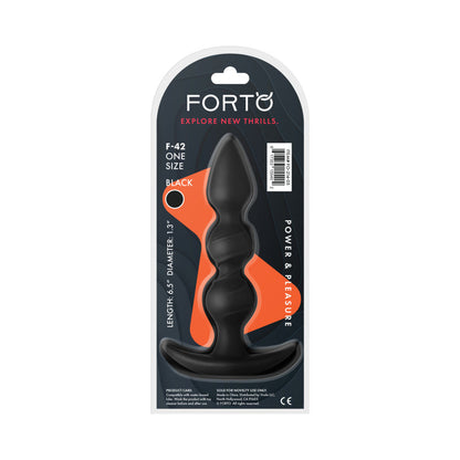FORTO - F 42 SPIRAL BEADS SILICONE ANAL PLUG
