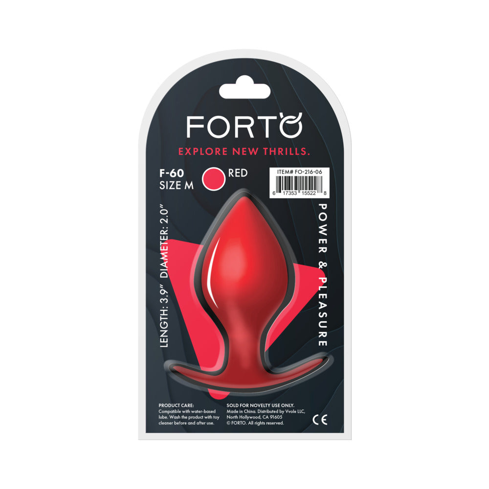 FORTO - F 60 SPADE SILICONE ANAL PLUG MEDIUM