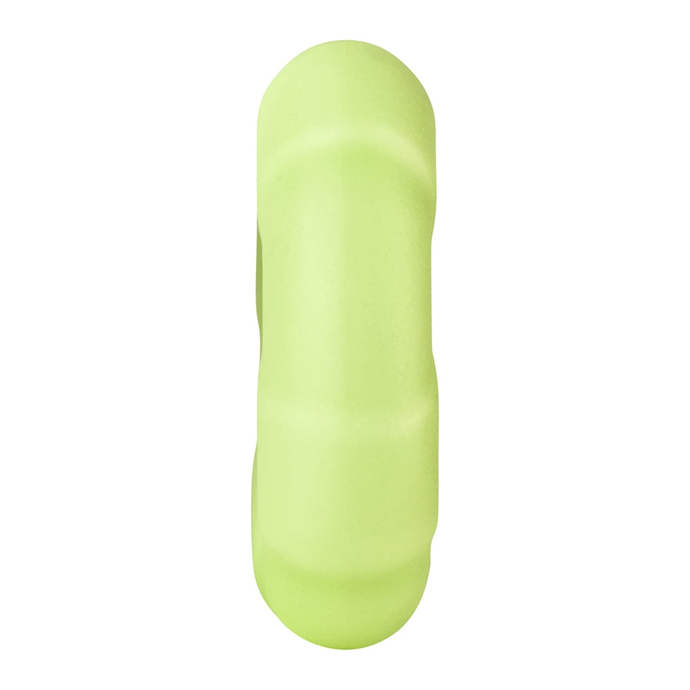FORTO - F-33 ANILLO PARA PENE DE SILICONA LÍQUIDA GRANDE QUE BRILLA EN LA OSCURIDAD