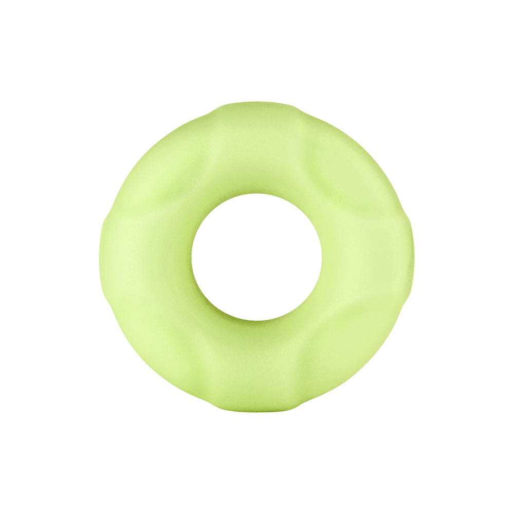 FORTO - ANILLO PARA PENE DE SILICONA LÍQUIDA PEQUEÑO F-33 QUE BRILLA EN LA OSCURIDAD