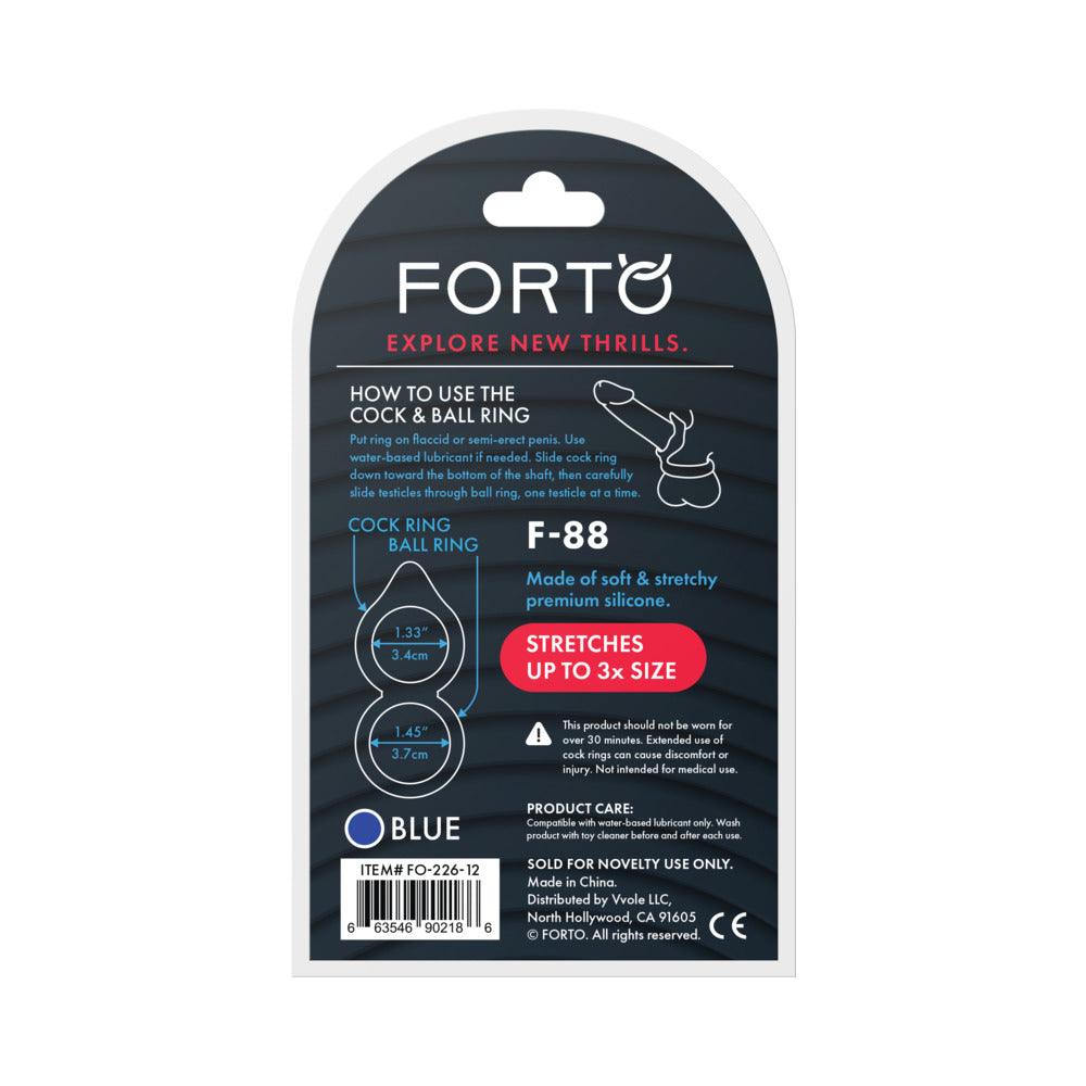 FORTO - F 88 LIQUID SILICONE COCK & BALL RING