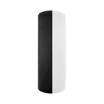 FORTO - F-19 LIQUID SILICONE 2-TONE COCKRING BLACK/WHITE