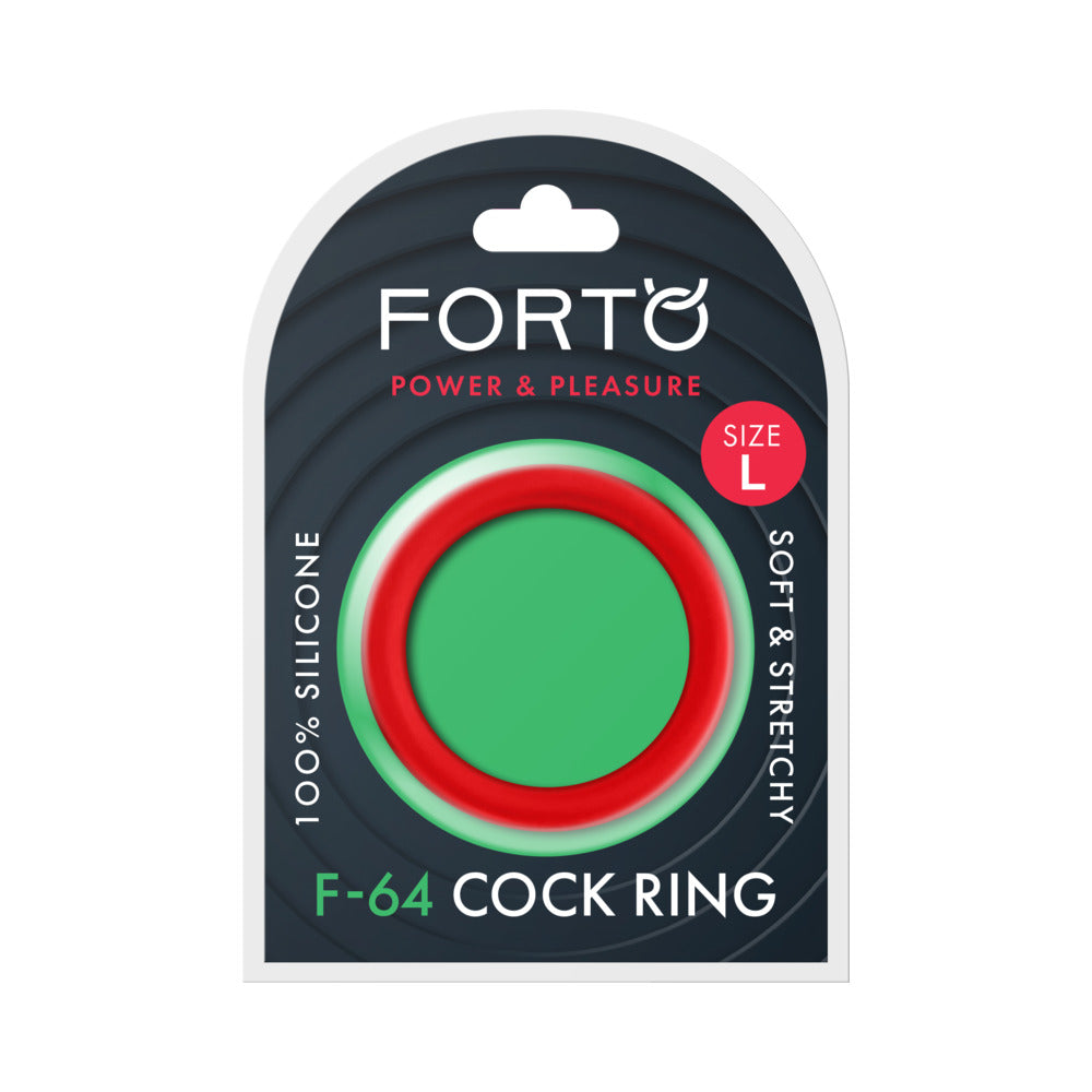 FORTO - F 64 WIDE LIQUID SILICONE COCKRING LARGE