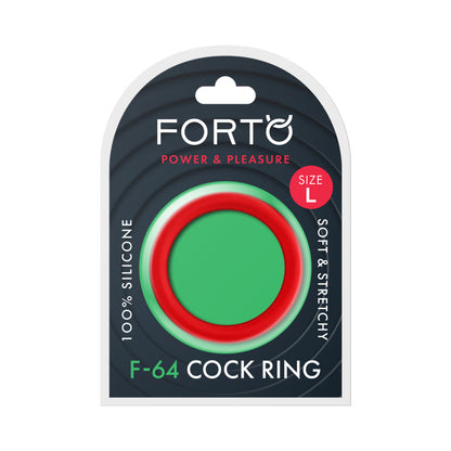 FORTO - F 64 WIDE LIQUID SILICONE COCKRING LARGE