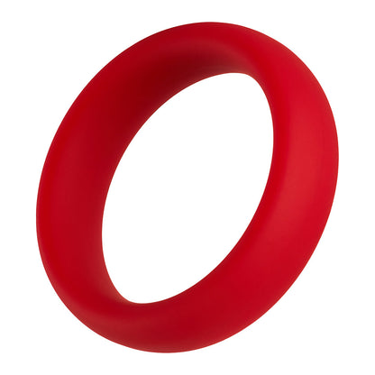 FORTO F-64 WIDE LIQUID SILICONE COCKRING LARGE RED