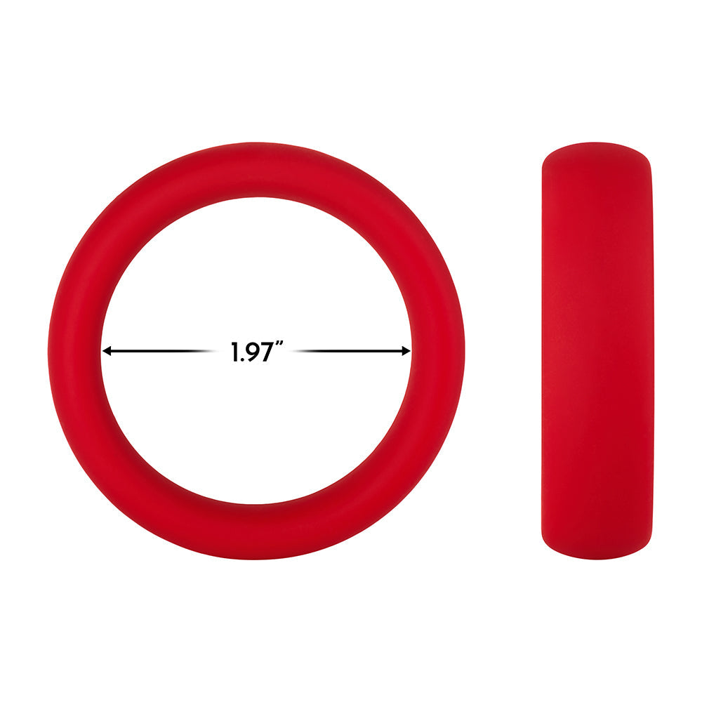 FORTO - F 64 WIDE LIQUID SILICONE COCKRING LARGE