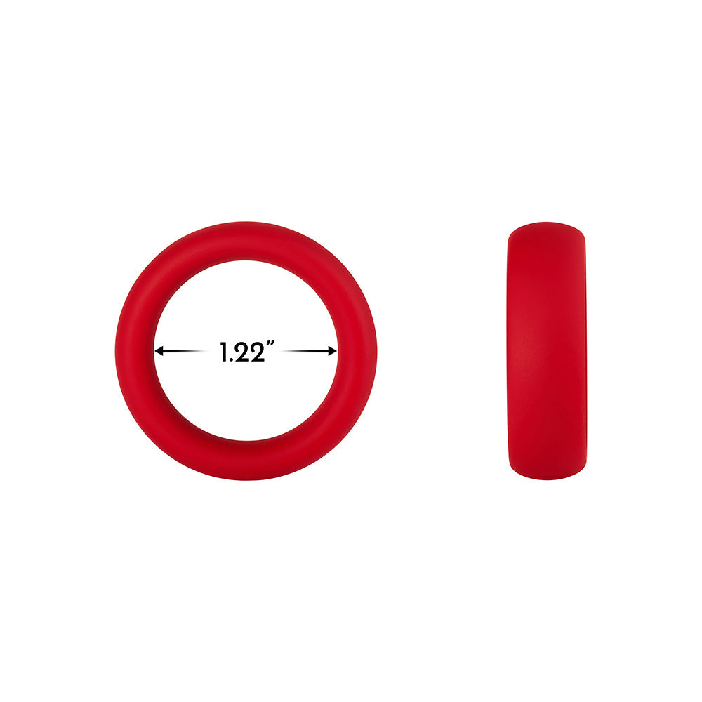 FORTO - F 64 WIDE LIQUID SILICONE COCKRING SMALL