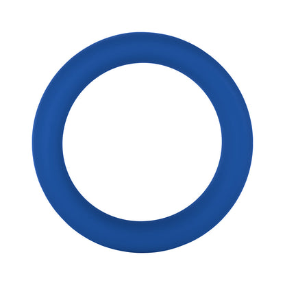FORTO F-64 WIDE LIQUID SILICONE COCKRING MEDIUM BLUE