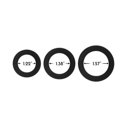 FORTO - F 61 3 PIECE SILICONE COCKRING SET