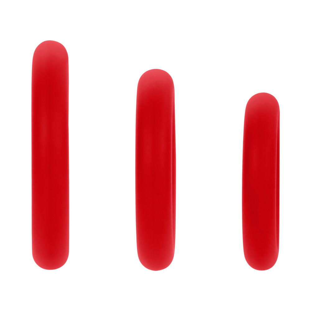 FORTO - F 61 3 PIECE SILICONE COCKRING SET