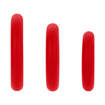 FORTO - F 61 3 PIECE SILICONE COCKRING SET