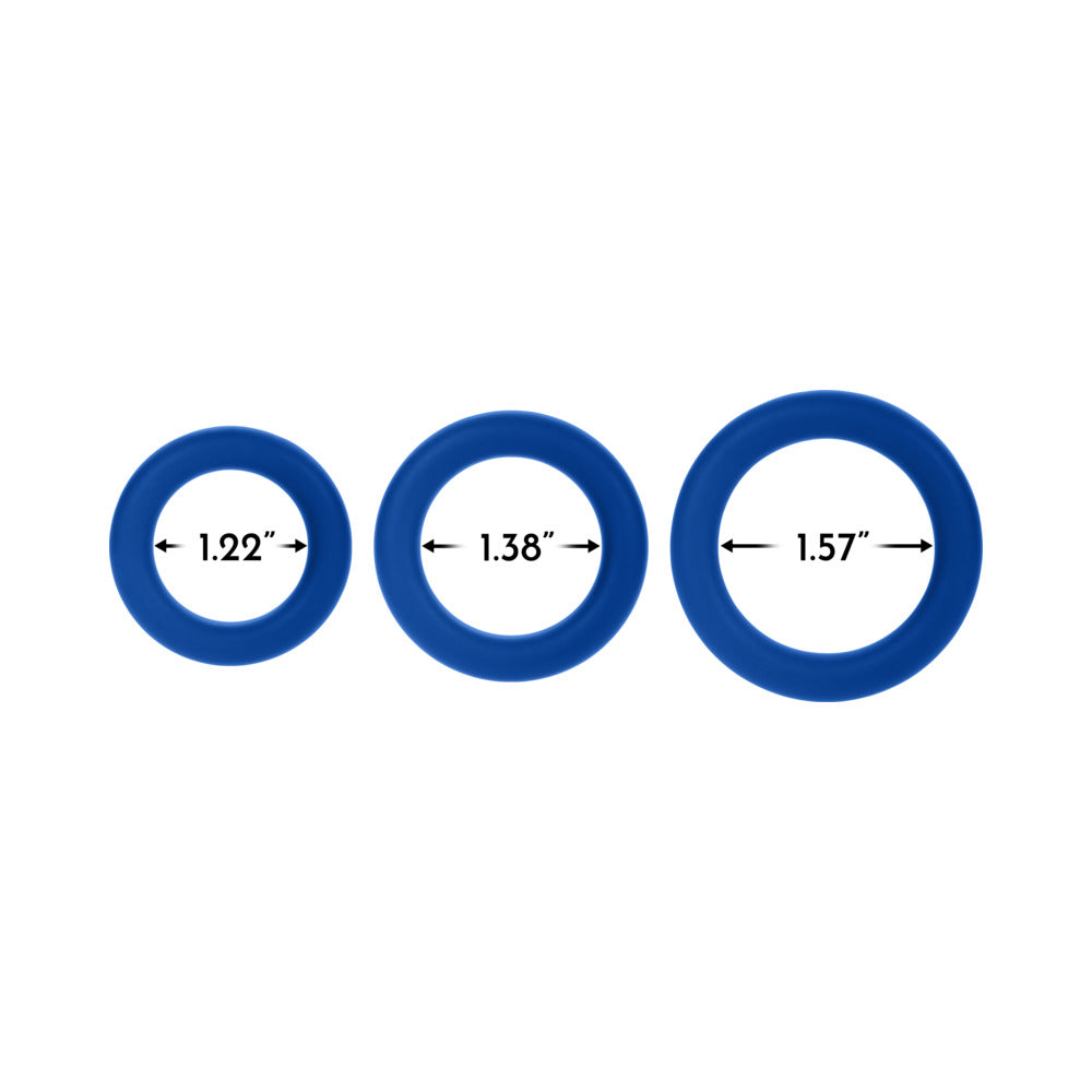 FORTO - F 61 3 PIECE SILICONE COCKRING SET