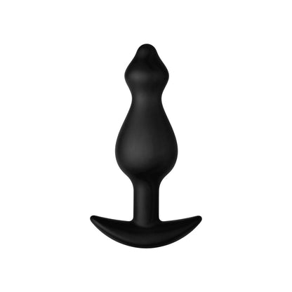 FORTO F-78 POINTEE SILICONE ANAL PLUG MEDIUM BLACK