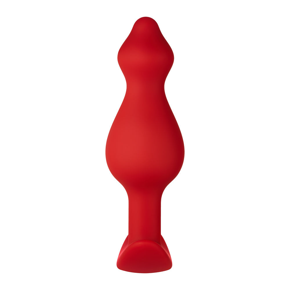 FORTO F-78 POINTEE SILICONE ANAL PLUG LARGE RED