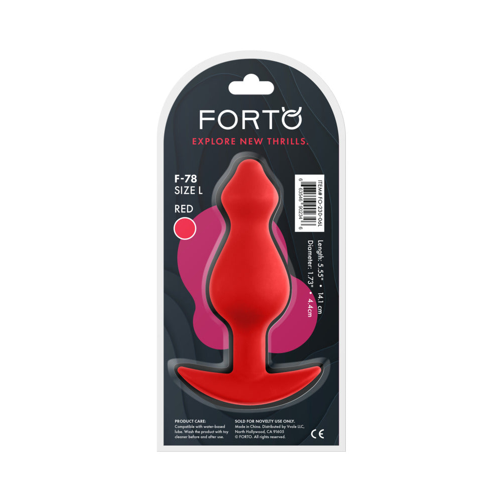 FORTO - F 78 TAPÓN ANAL DE SILICONA EN PUNTA GRANDE