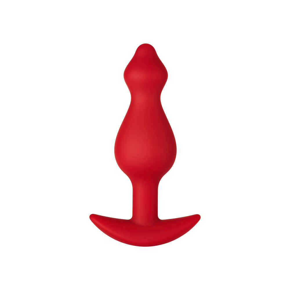 FORTO F-78 POINTEE SILICONE ANAL PLUG MEDIUM RED