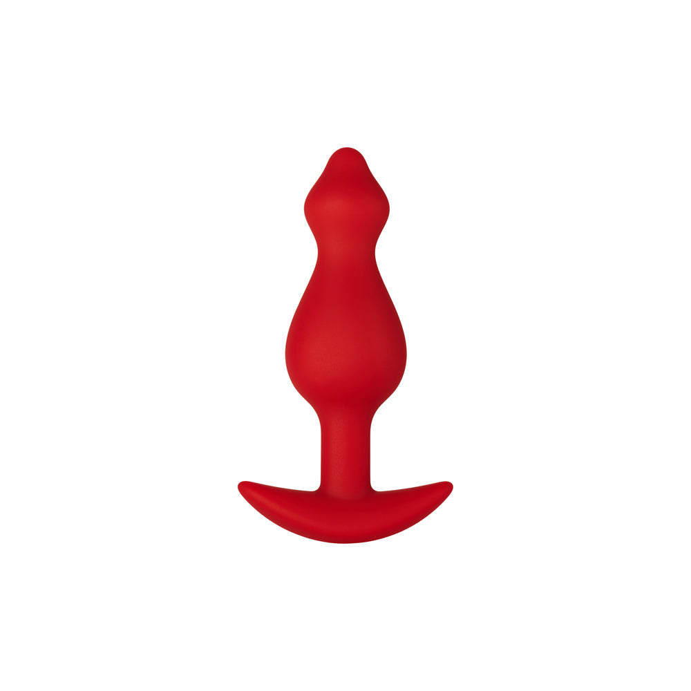 FORTO F-78 POINTEE SILICONE ANAL PLUG SMALL RED