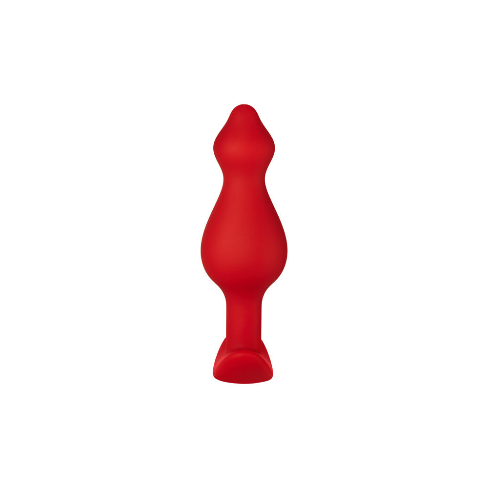 FORTO F-78 POINTEE SILICONE ANAL PLUG SMALL RED