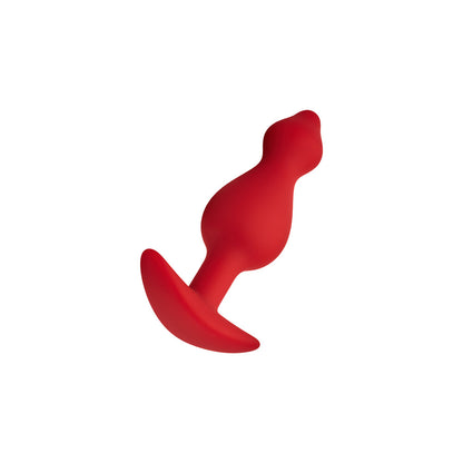 FORTO F-78 POINTEE SILICONE ANAL PLUG SMALL RED