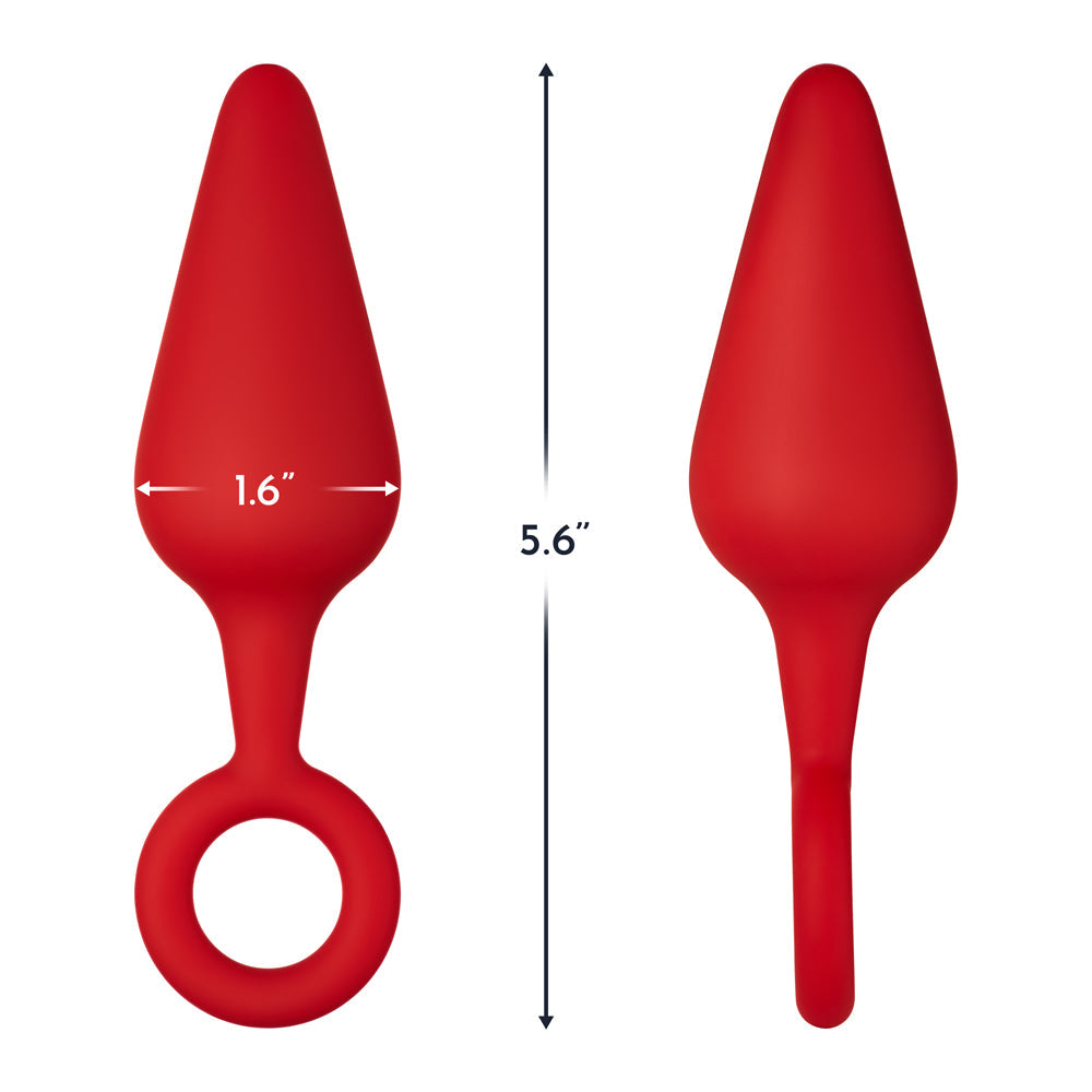 FORTO - TAPÓN ANAL DE SILICONA F-10 CON ANILLA, GRANDE