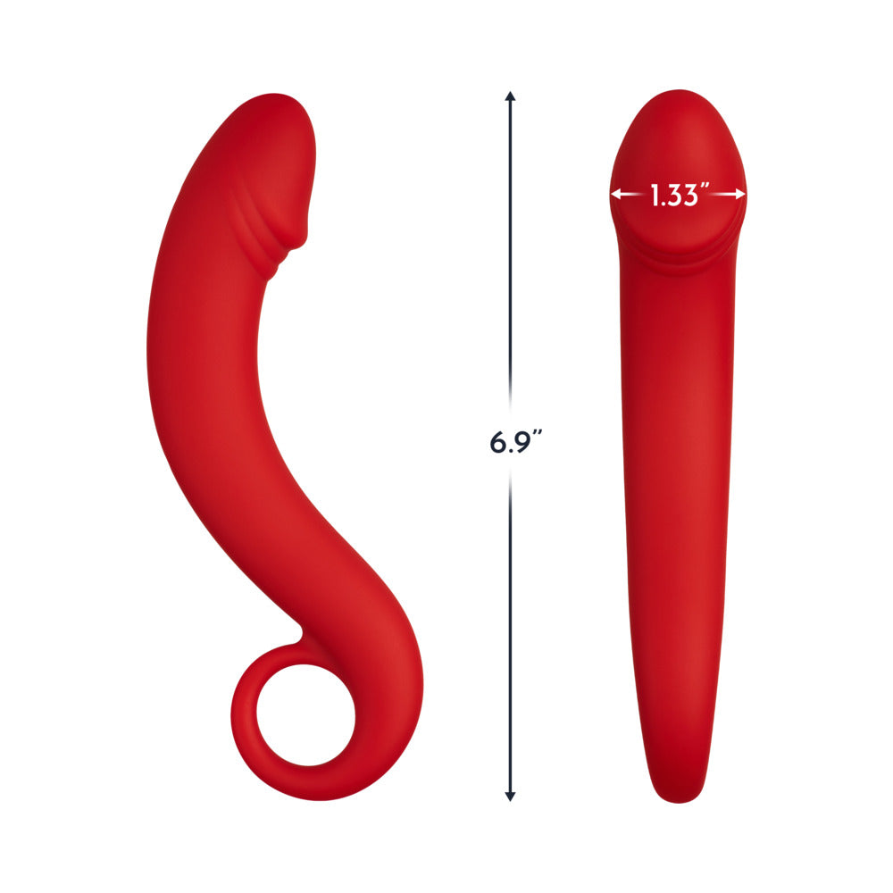 FORTO F-19 SILICONE ANAL PLUG RED