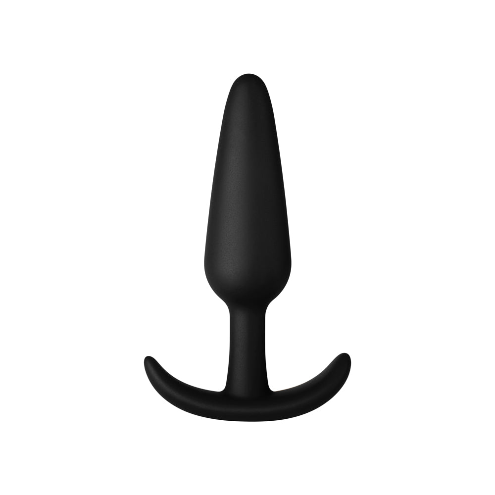 FORTO - F-31 SILICONE ANAL PLUG MEDIUM BLACK