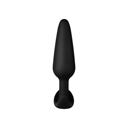 FORTO - F-31 SILICONE ANAL PLUG MEDIUM BLACK