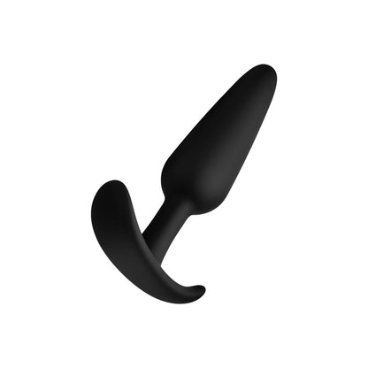 FORTO - F-31 SILICONE ANAL PLUG MEDIUM BLACK