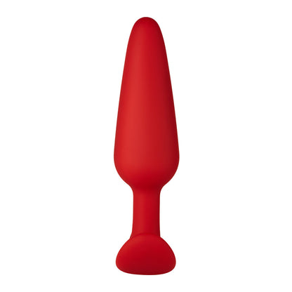 FORTO F-31 SILICONE ANAL PLUG LARGE RED