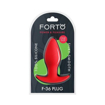 FORTO F-36 SILICONE T-PLUG RED