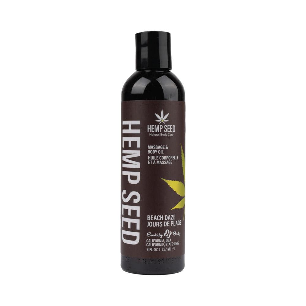 EARTHLY BODY - ACEITE DE MASAJE DE CÁÑAMO BEACH DAZE 8 OZ.
