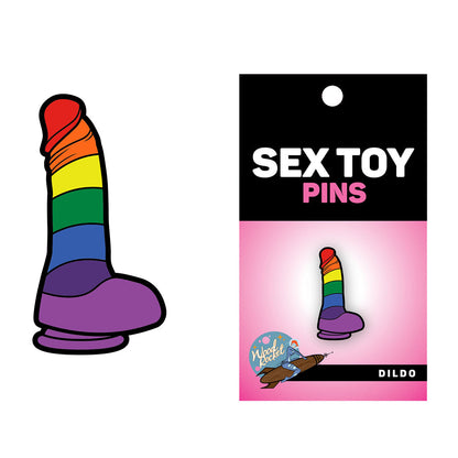 WOOD ROCKET - SEX TOY PIN RAINBOW DILDO