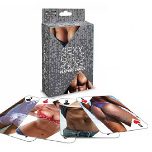 LITTLE GENIE - SEXY GIRL AND GUY PLAYING CARDS