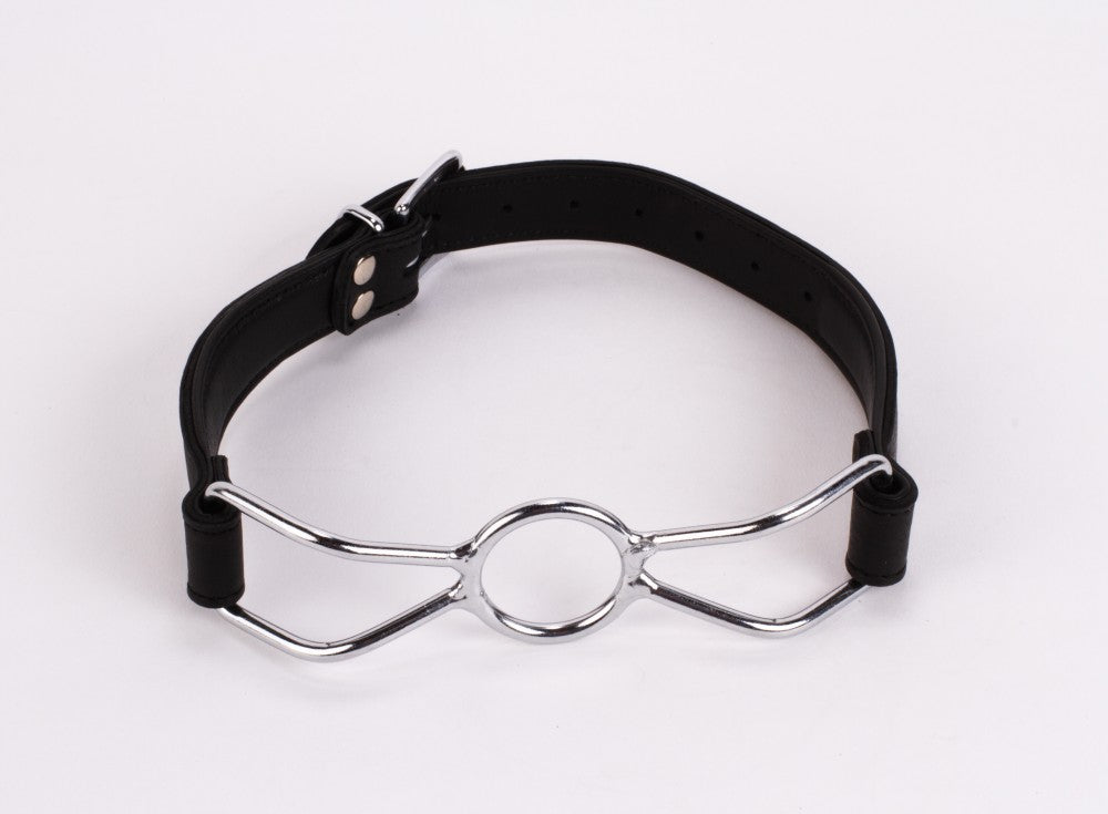DEVIL STICKS - CALF SOFTY LEATHER TOP AND LAMB LEATHER PADDING WITH STAINLESS STEEL MOUTH PIECE BLACK